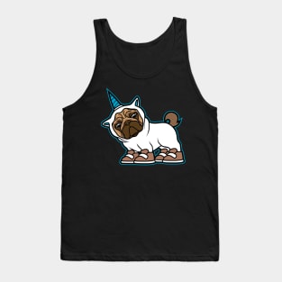 Unicorn Pug Tank Top